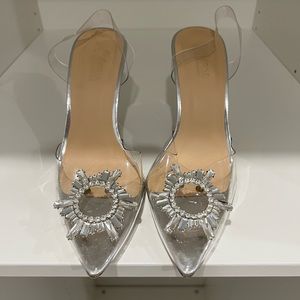 Clear Crystal Heels
